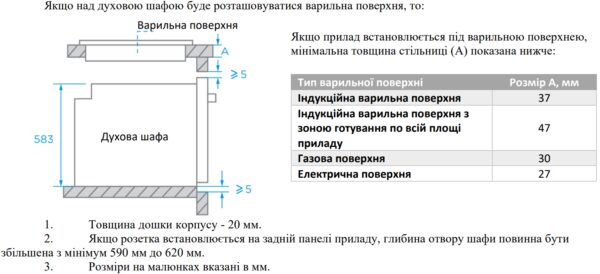 Духова шафа Interline OEG 935 STG BA Pure Black - 4
