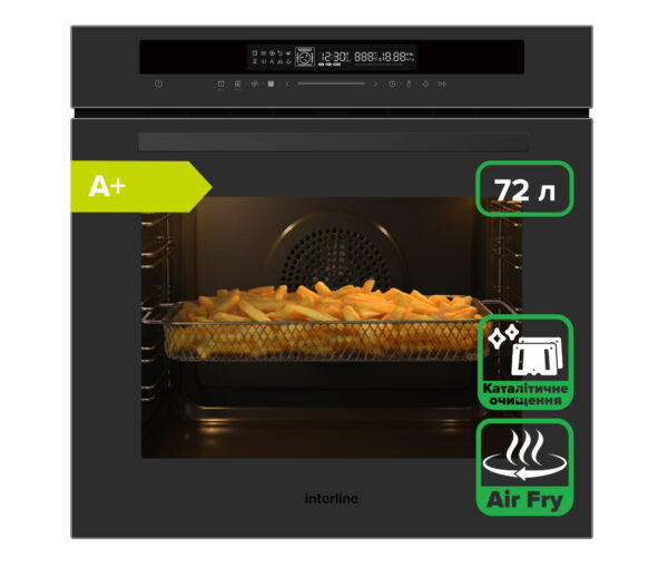Духова шафа Interline OEG 935 STG BA Pure Black - 3