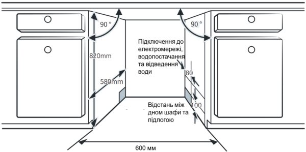 Посудомийна машина Interline DWI 365 P1 TSH BA+ - 17