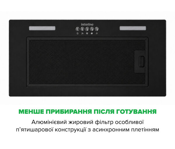 Витяжка Interline SKYLINE BL A/60/PB - 4