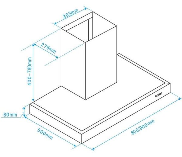 Витяжка Interline ZENITH X A/60 PB - 5
