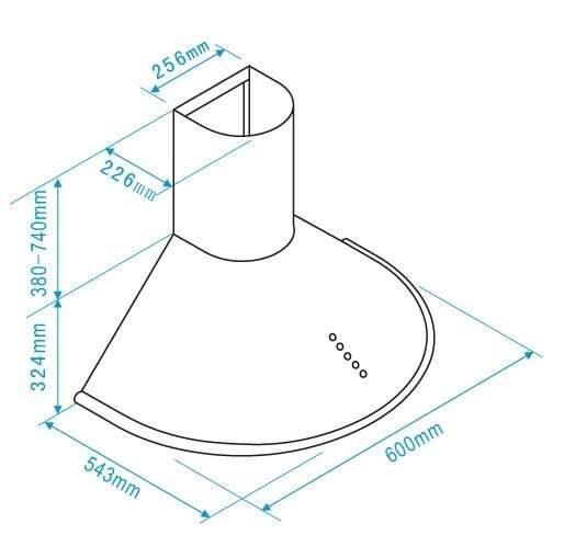 Витяжка Interline ROUND X A/60 PB - 2