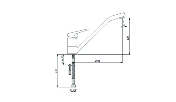 Змішувач Interline Prima old white - 2