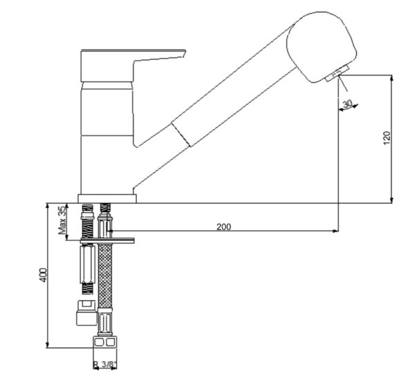 Змішувач Interline Verona terra - 2