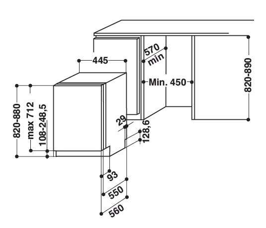 Посудомийна машина Interline DWI 459 - 7