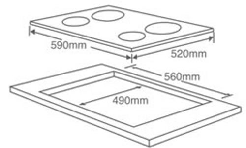 Варильна поверхня Interline VCE 602 BA/2 - 5