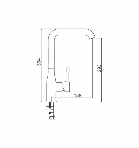 Змішувач Interline Loft white - 4