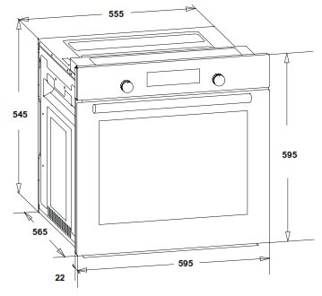 Духова шафа Interline HK 460 IX - 8